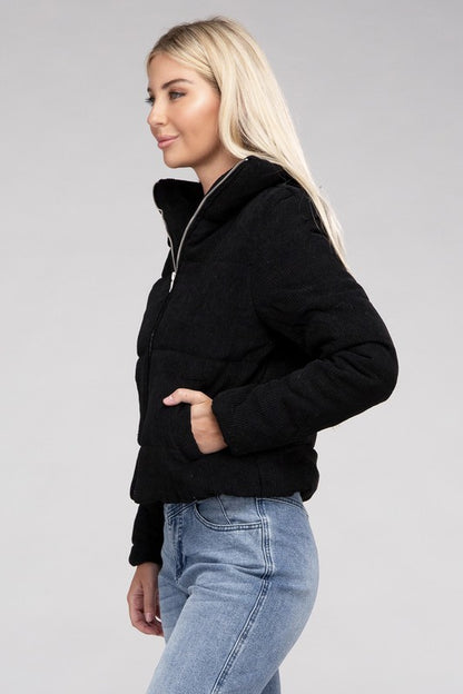 Stacey B's Corduroy Zip-Up Jacket