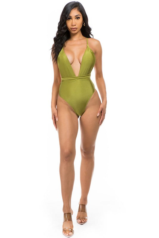 Stacey B's One Piece Bathing Suit