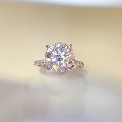 Stacey B's 5 Carat Moissanite 925 Sterling Silver Ring