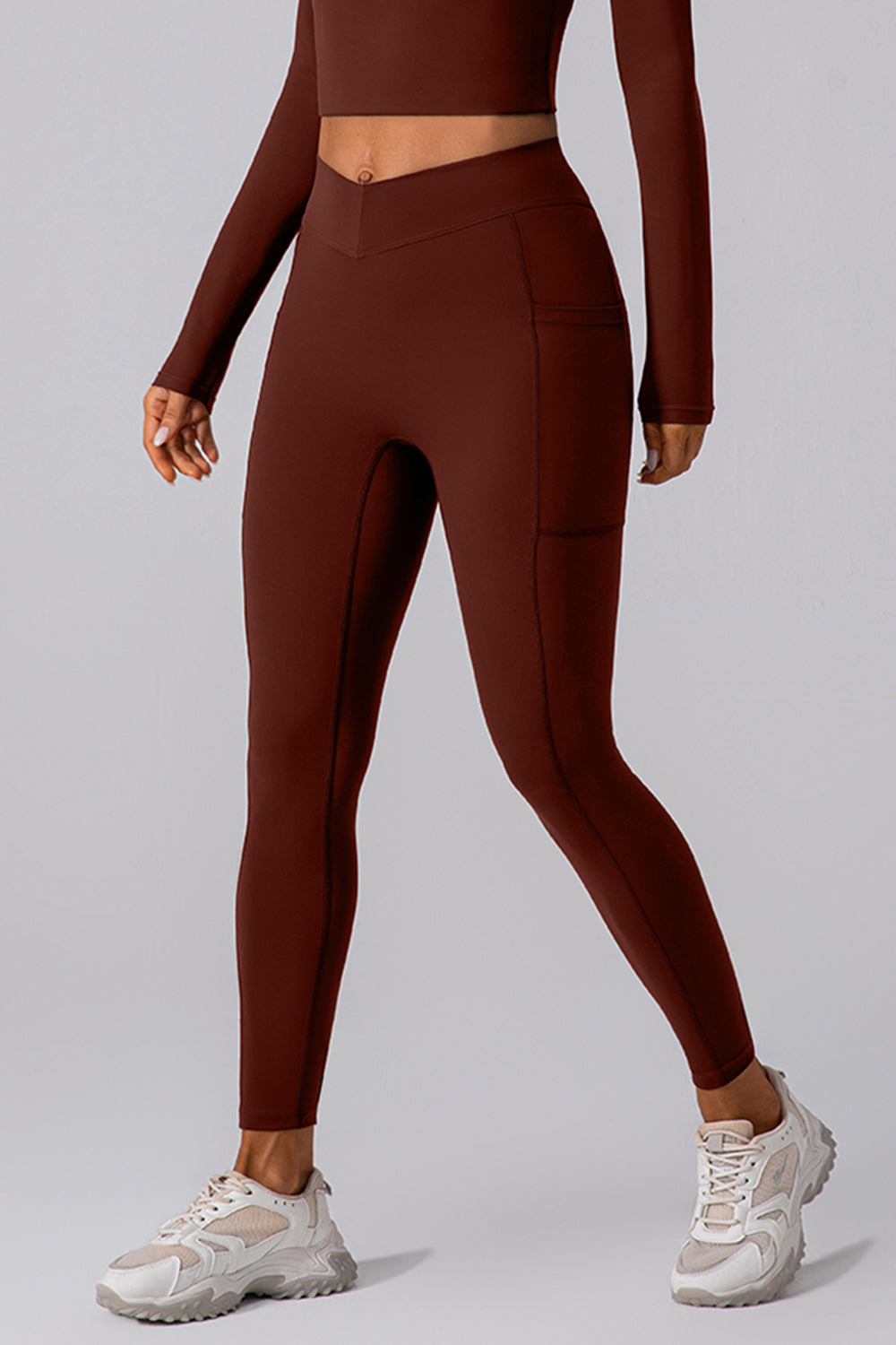 Stacey B's High Waist Active Leggings with Pockets