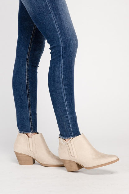 Stacey B's GWEN Suede Ankle Boots