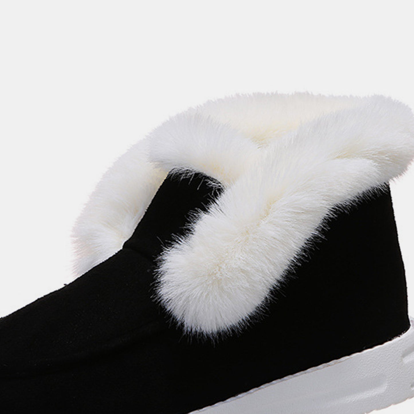 Stacey B's Furry Suede Snow Boots