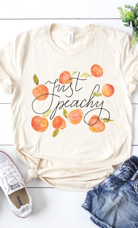 Stacey B's Vintage Just Peachy Graphic Tee