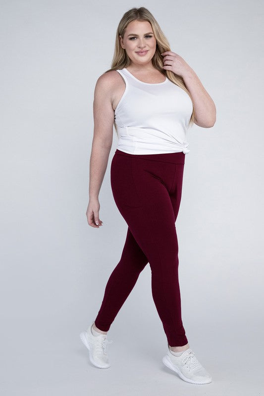 Stacey B's Plus Everyday Leggings with Pockets