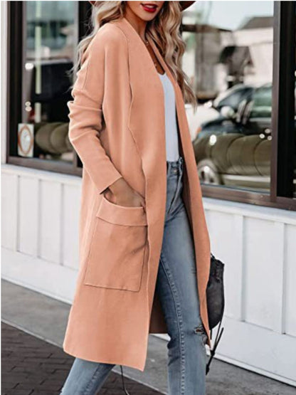 Stacey B's Open Front Dropped Shoulder Outerwear