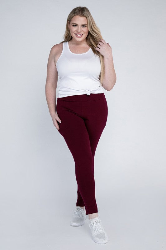 Stacey B's Plus Everyday Leggings with Pockets