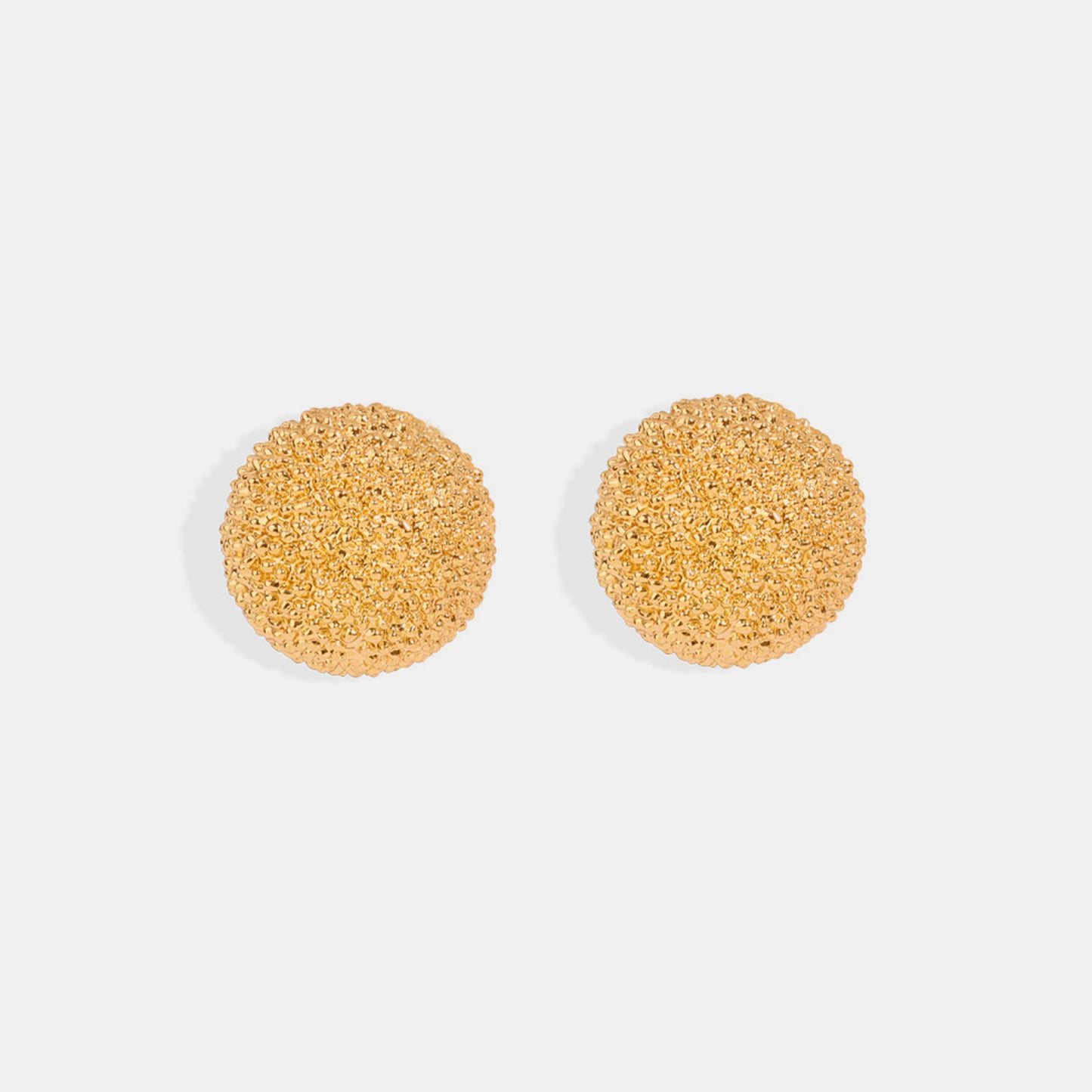 Stacey B's Gold-Plated Geometric Stud Earrings