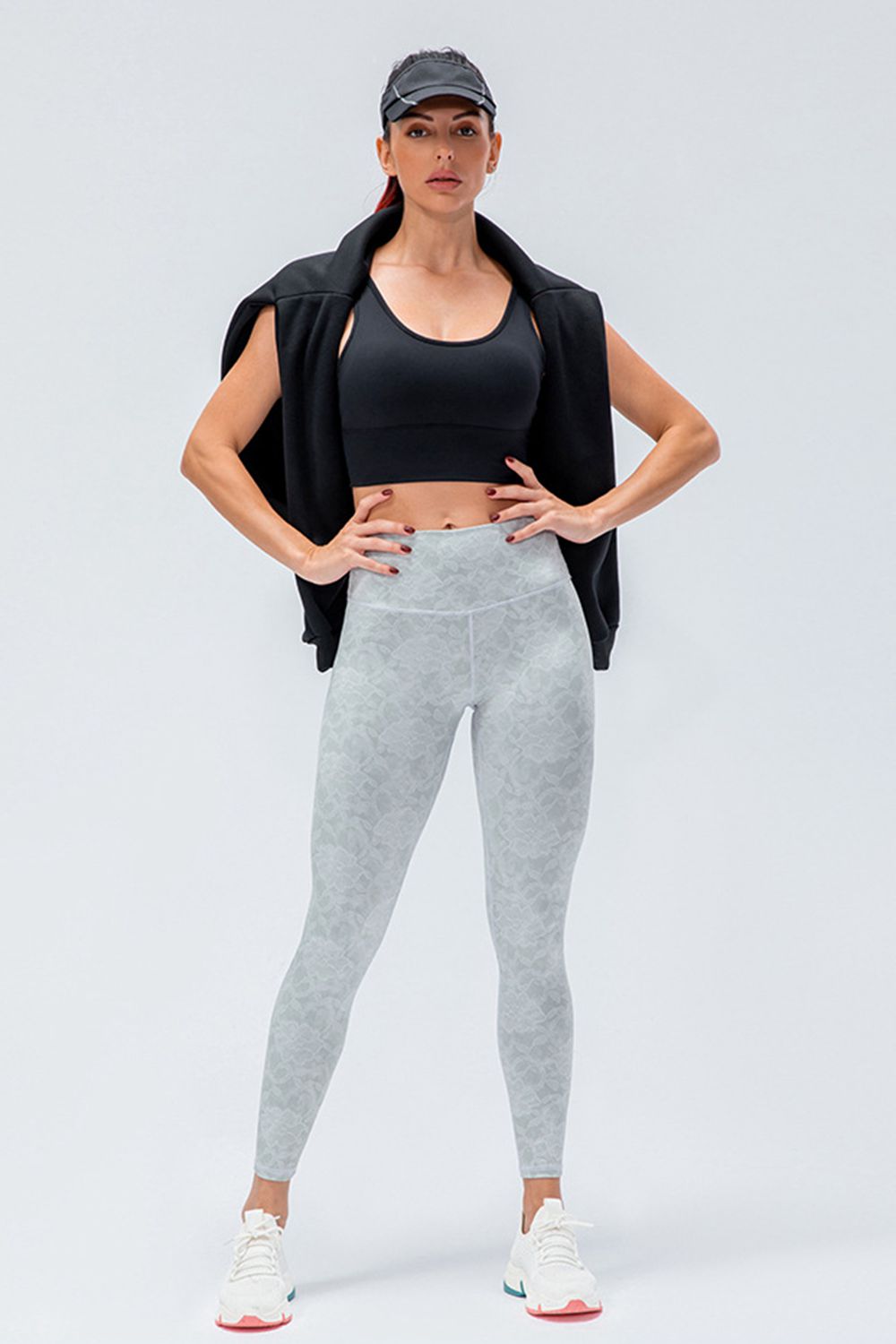 Stacey B's Wide Waistband Slim Fit Active Leggings