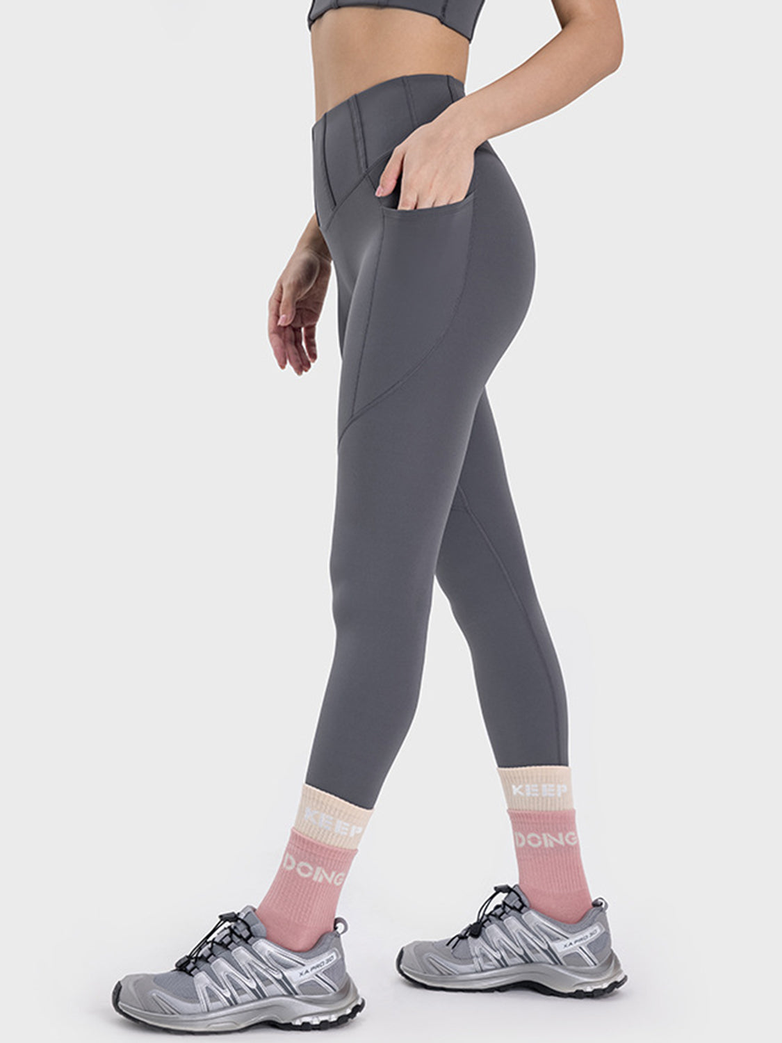 Stacey B's Pocketed High Waist Active Leggings