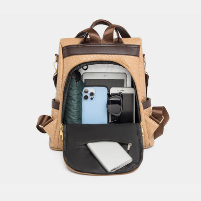 Stacey B's PU Leather Backpack Bag