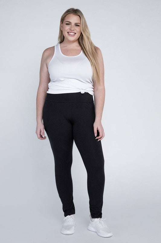 Stacey B's Plus Everyday Leggings with Pockets