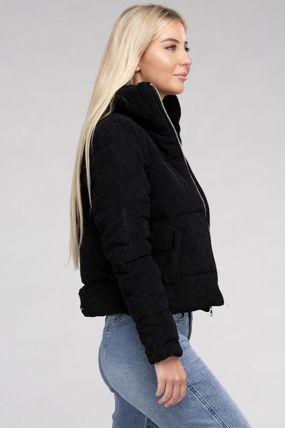 Stacey B's Corduroy Zip-Up Jacket