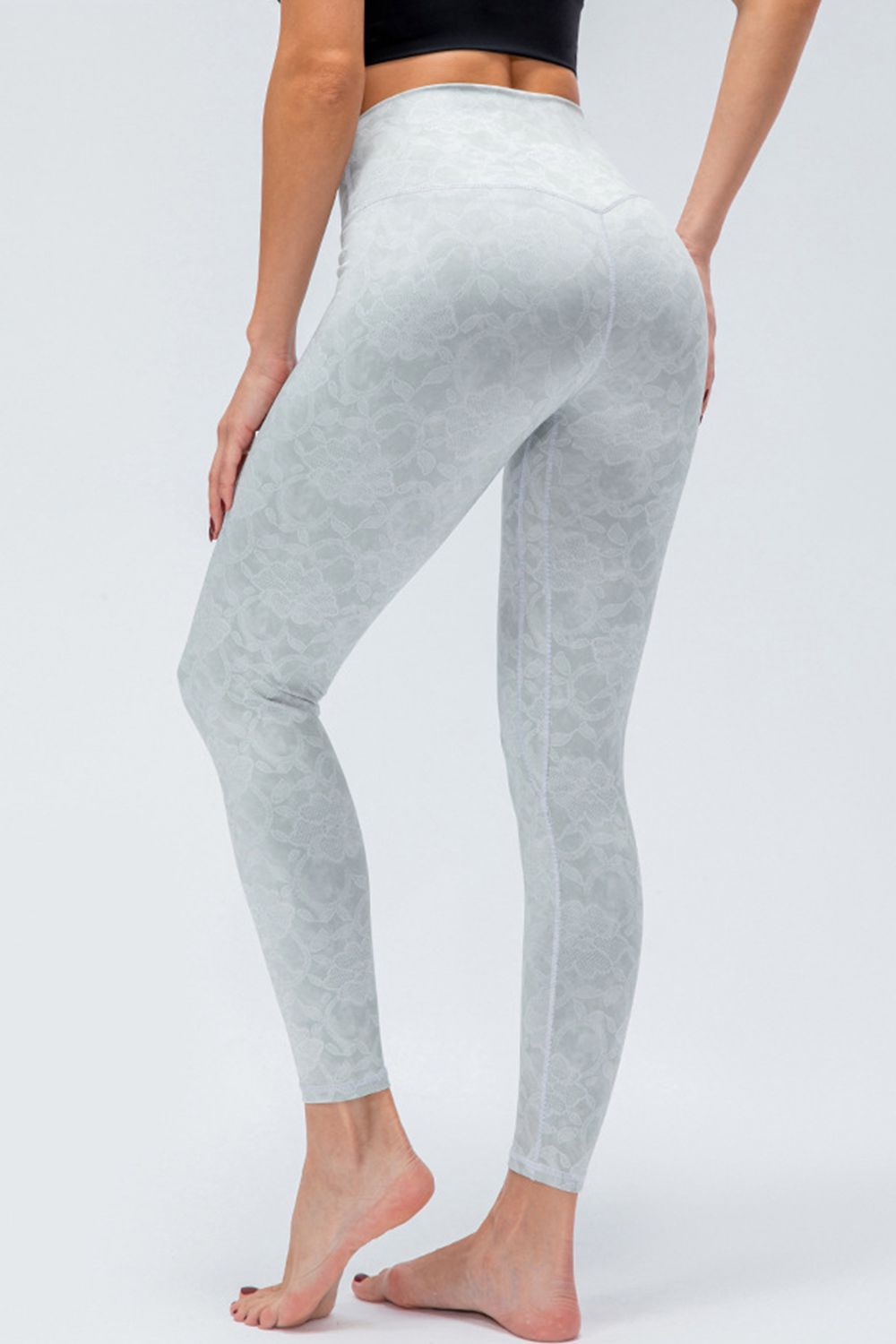 Stacey B's Wide Waistband Slim Fit Active Leggings