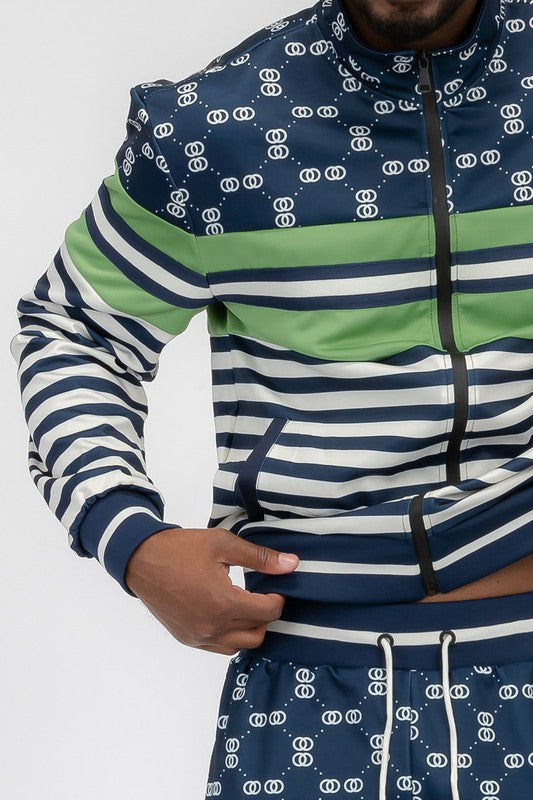 Stacey B's Chain Link Track Suit