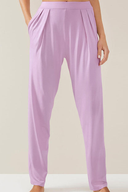 Stacey B's Buttery-Soft Surplice Long Sleeve Top and Pants Set