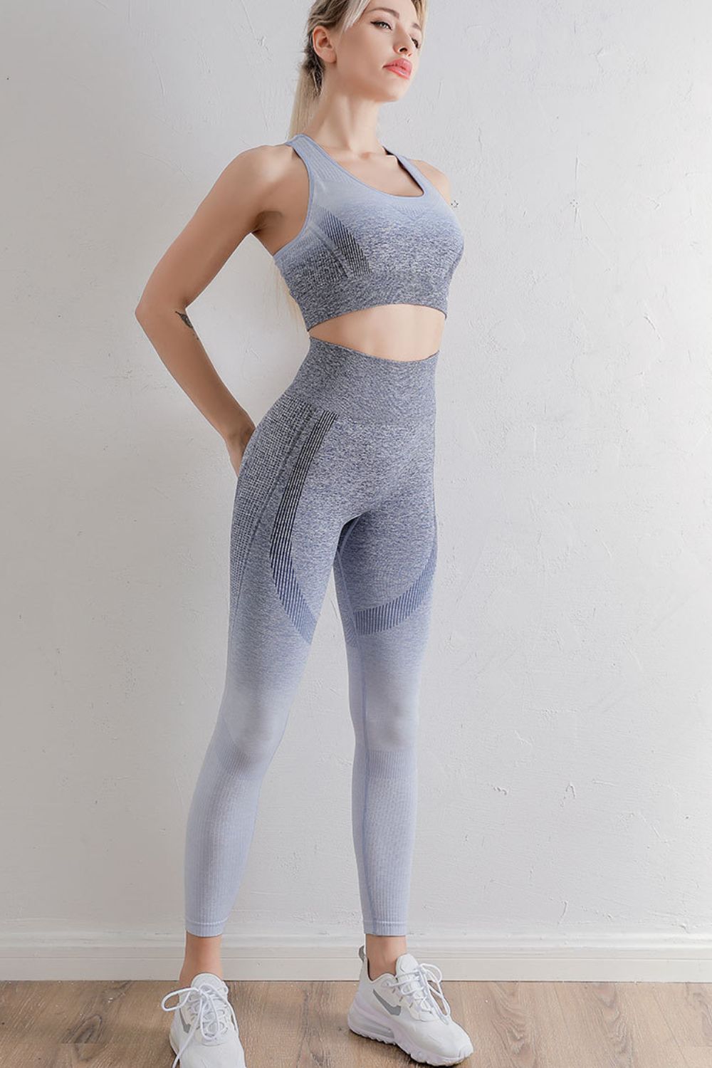 Stacey B's Gradient Sports Bra and Leggings Set