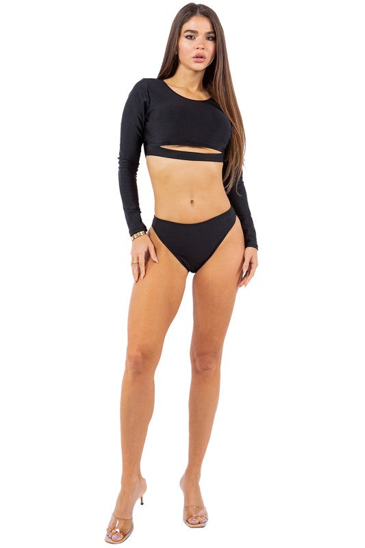 Stacey B's Two Piece long Sleeve Sleek