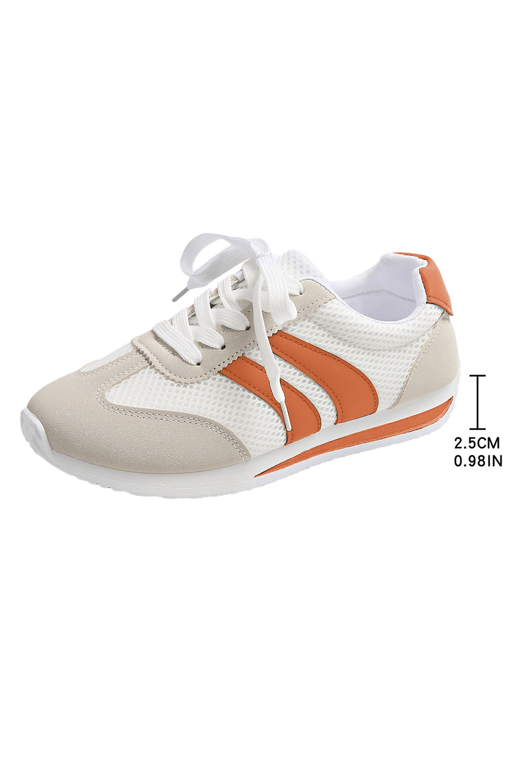 Stacey B's Blackish Green Patchwork Breathable Lace Up Sneakers