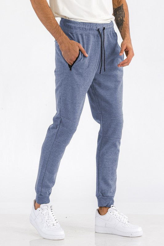 Stacey B's Mens Solid Heathered Jogger