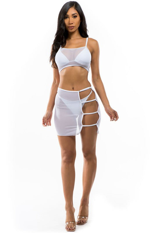 Stacey B's Mesh Cover Two -Piece