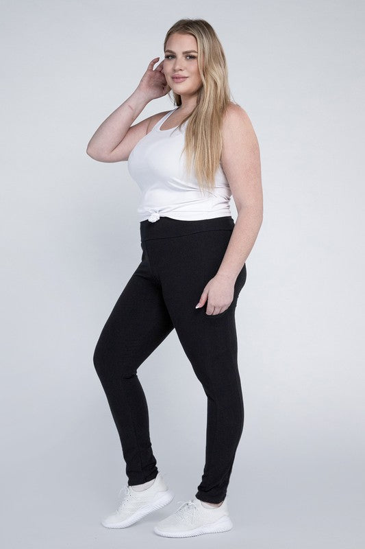 Stacey B's Plus Everyday Leggings with Pockets