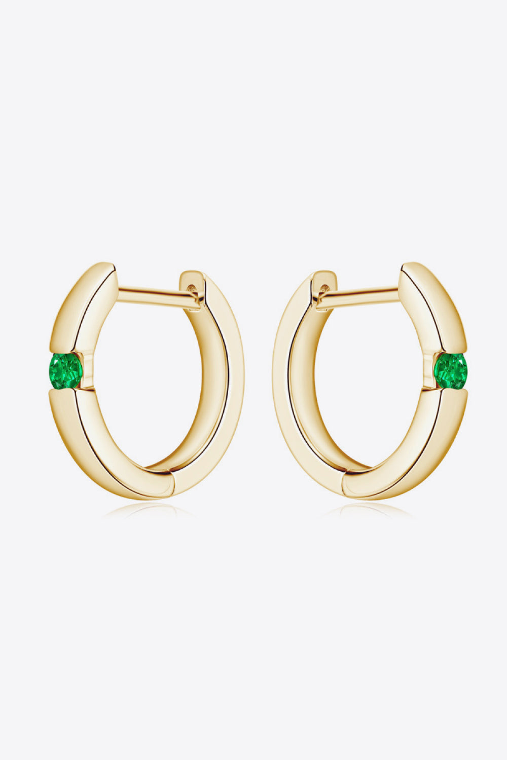 Stacey B's Lab-Grown Emerald Earrings