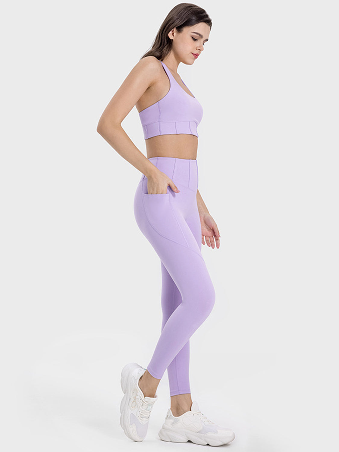 Stacey B's Pocketed High Waist Active Leggings