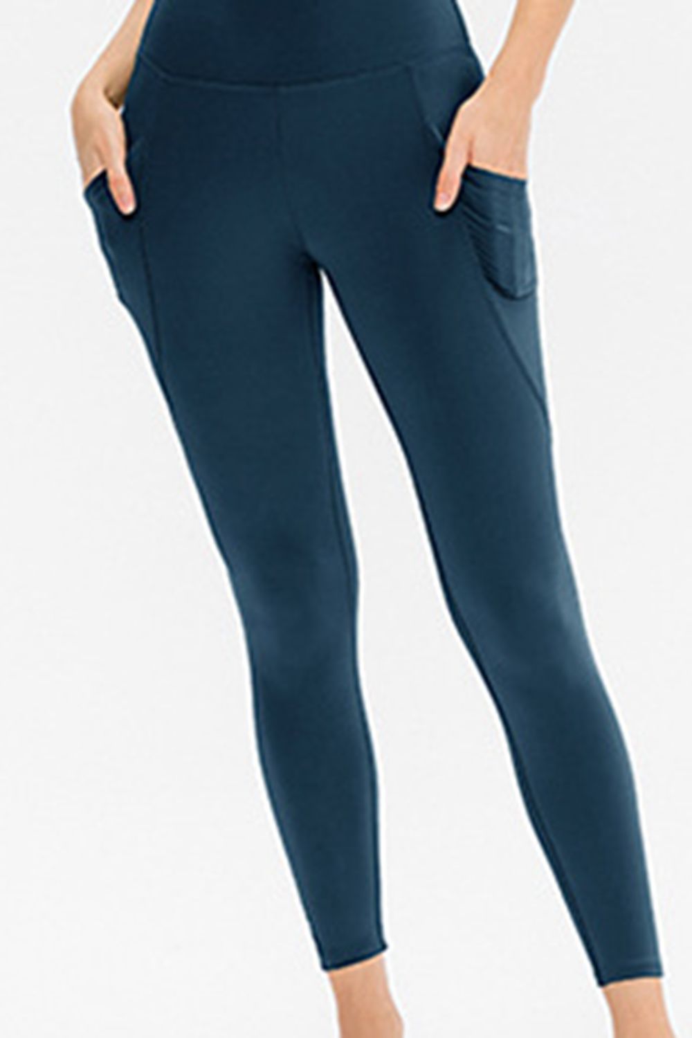 Stacey B's Slim Fit Long Active Leggings with Pockets