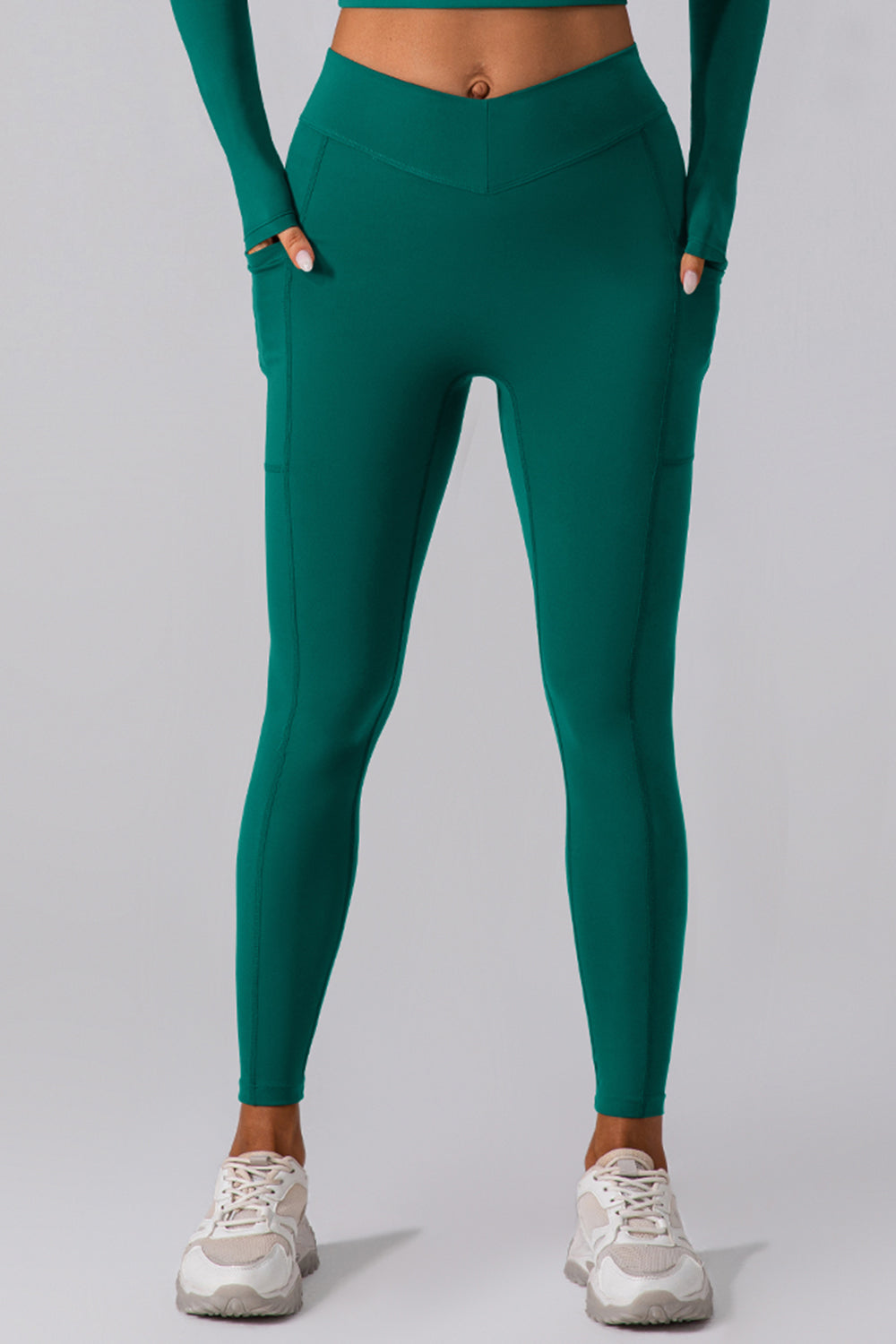 Stacey B's High Waist Active Leggings with Pockets