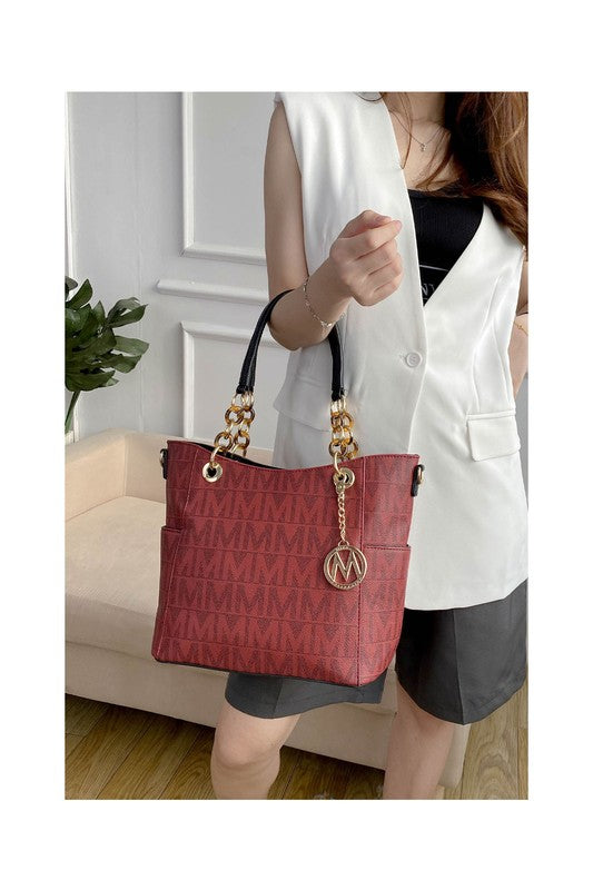 Stacey B's MKF Kissaten Milan M Signature Tote by Mia K