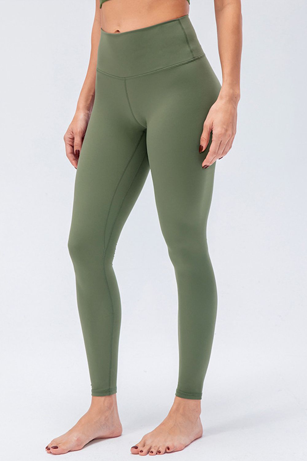 Stacey B's Wide Waistband Slim Fit Active Leggings