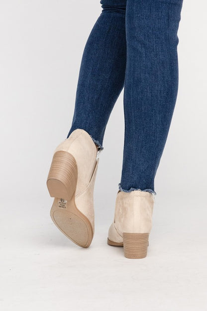 Stacey B's GWEN Suede Ankle Boots