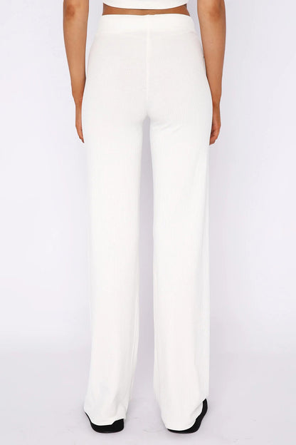 Stacey B's Round Neck Short Sleeve Top and Pants Set