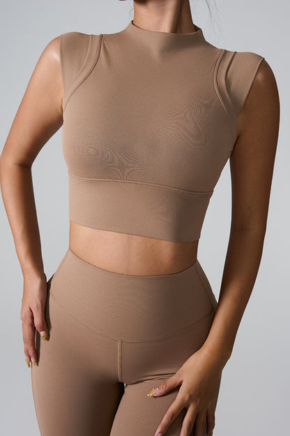 Stacey B's Mock Neck Active Tank