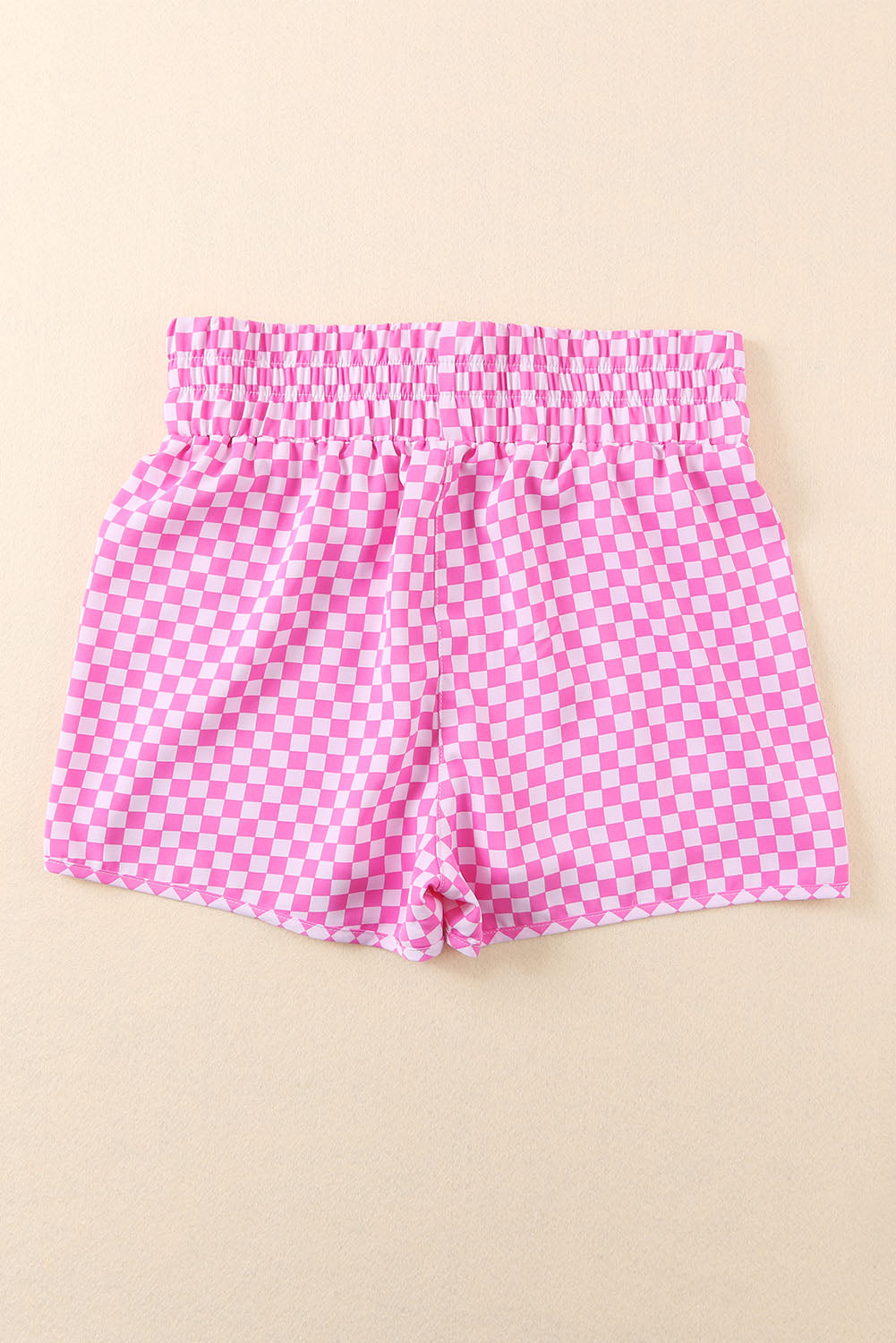 Stacey B's Multicolor Geometric Elastic High Waisted Shorts for Women