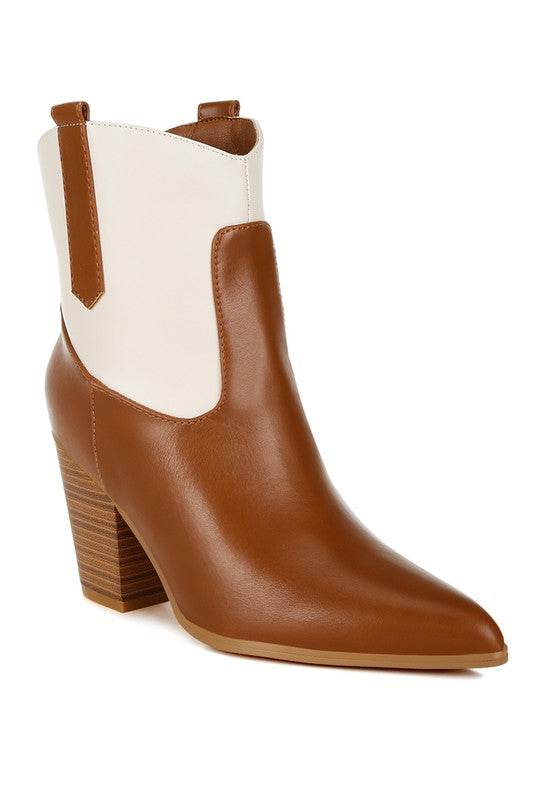 Stacey B's Gallops Two Tone Cowboy Boots