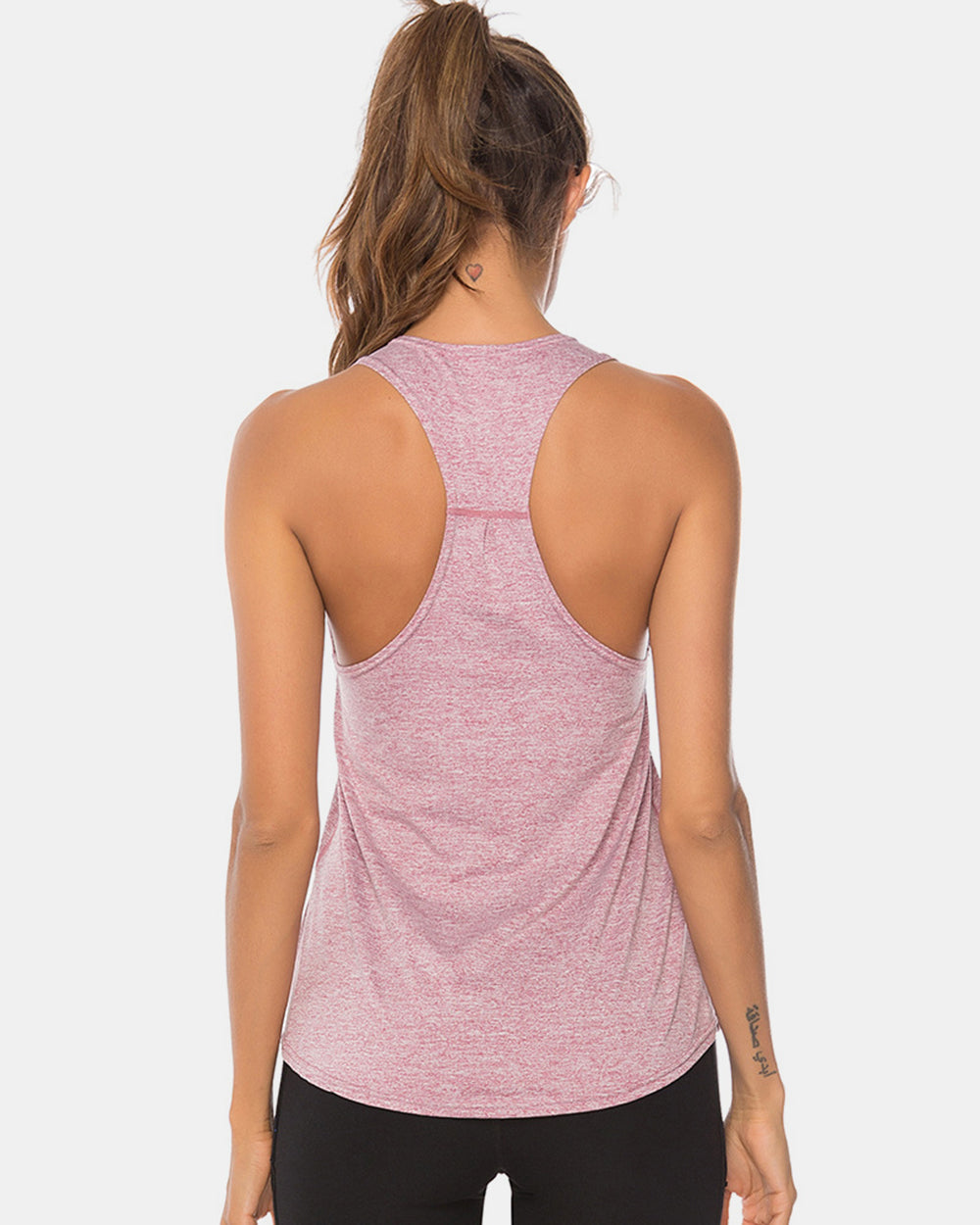 Stacey B's Full Size Scoop Neck Wide Strap Active Tank