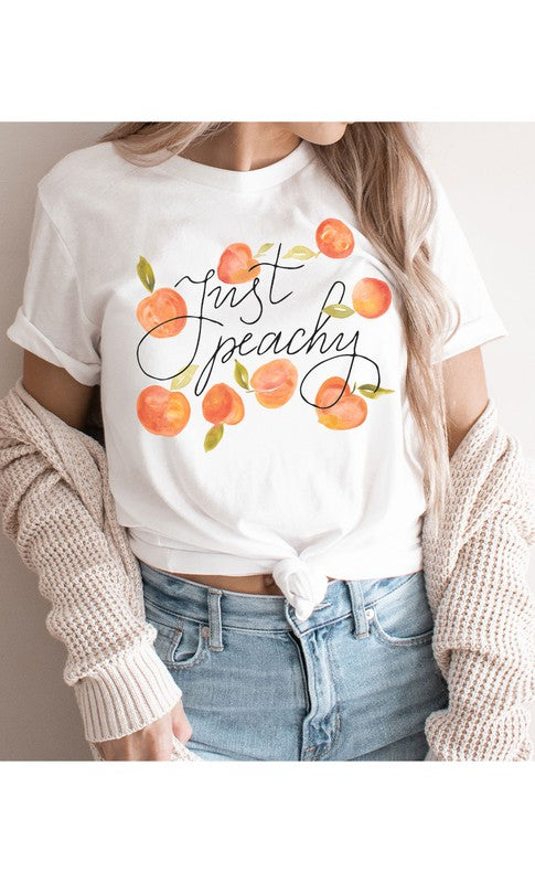 Stacey B's Vintage Just Peachy Graphic Tee