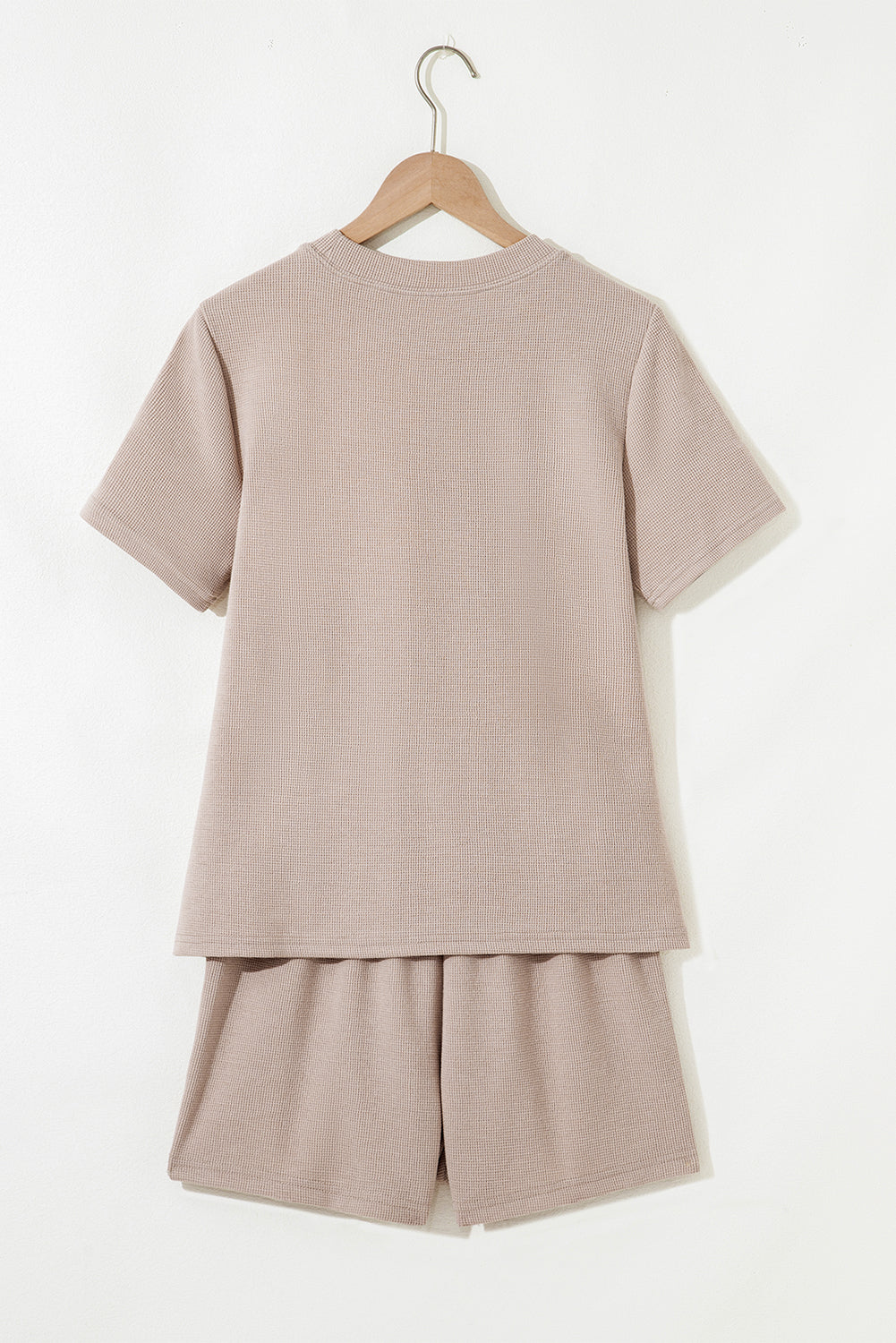 Stacey B's Jet Stream Textured Colorblock Patchwork Tee and Shorts Set