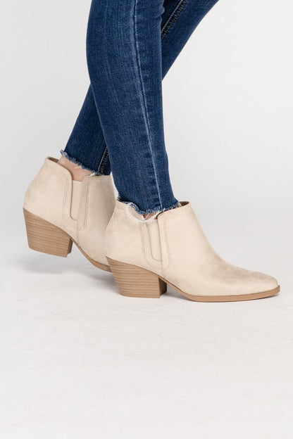 Stacey B's GWEN Suede Ankle Boots