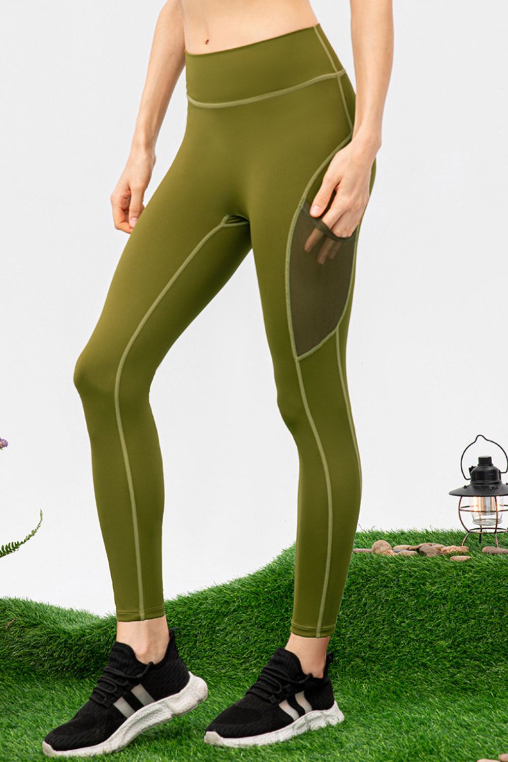 Stacey B's High Waist Slim Fit Long Sports Pants