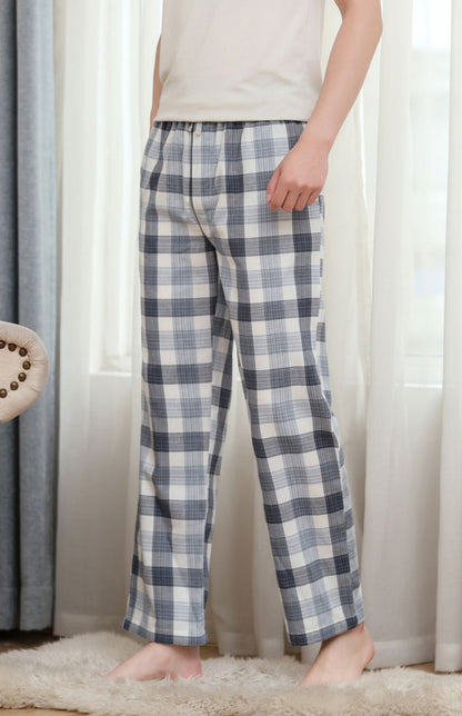 Stacey B's Men's thin pajamas cotton loose comfortable breathable air conditioning home pants