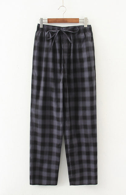 Stacey B's Men's thin pajamas cotton loose comfortable breathable air conditioning home pants