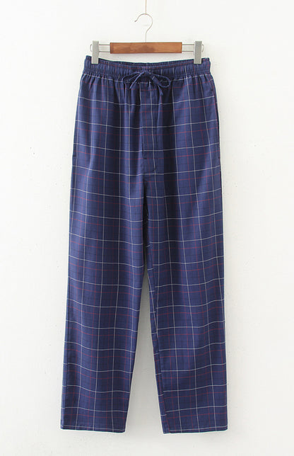 Stacey B's Men's thin pajamas cotton loose comfortable breathable air conditioning home pants