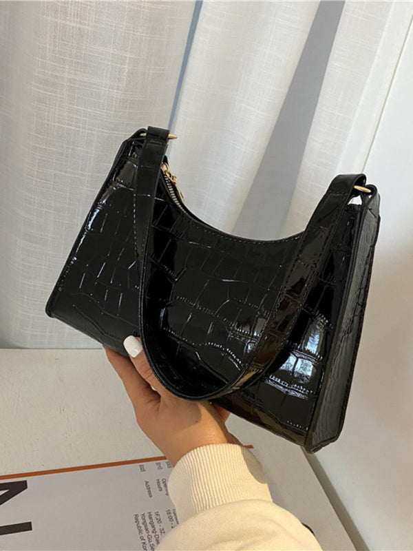 Stacey B's New fashion embossed hand bag temperament stone pattern shoulder bag