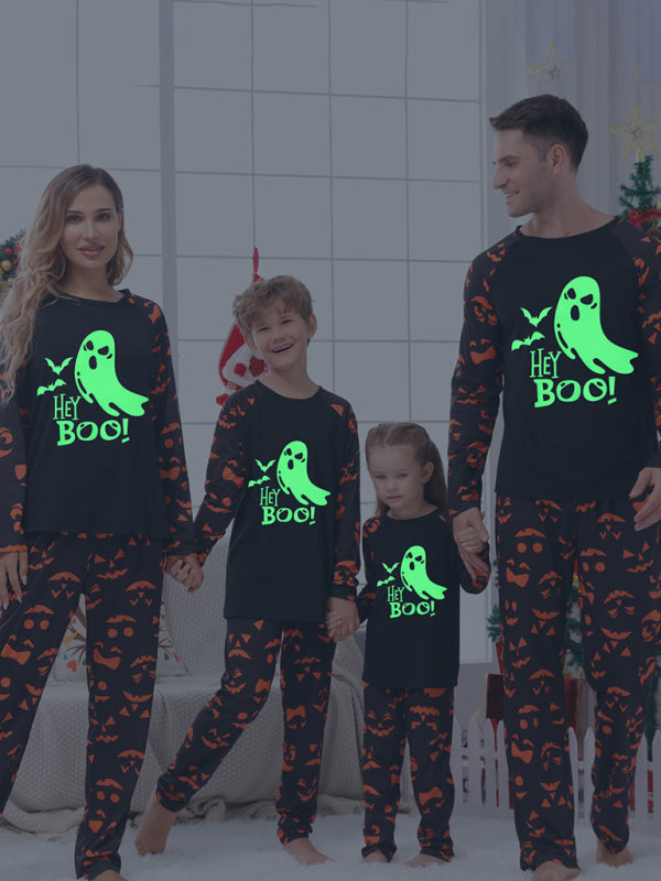 Stacey B's Family Halloween Ghost Print Pajama Set