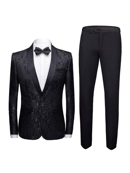 Stacey B's Women's Solid Lapel Collar Blazer with Welt Pocket