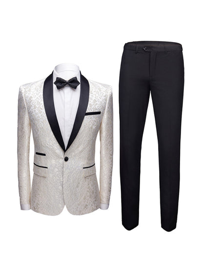 Stacey B's Women's Solid Lapel Collar Blazer with Welt Pocket