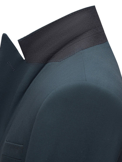 Stacey B's Men's Business Double-Breasted Woven Blazer Set