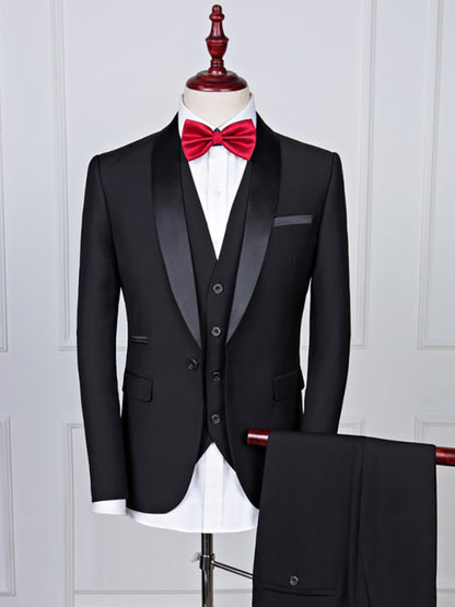 Stacey B's Men's Stylish Lapel Collar Business Suit
